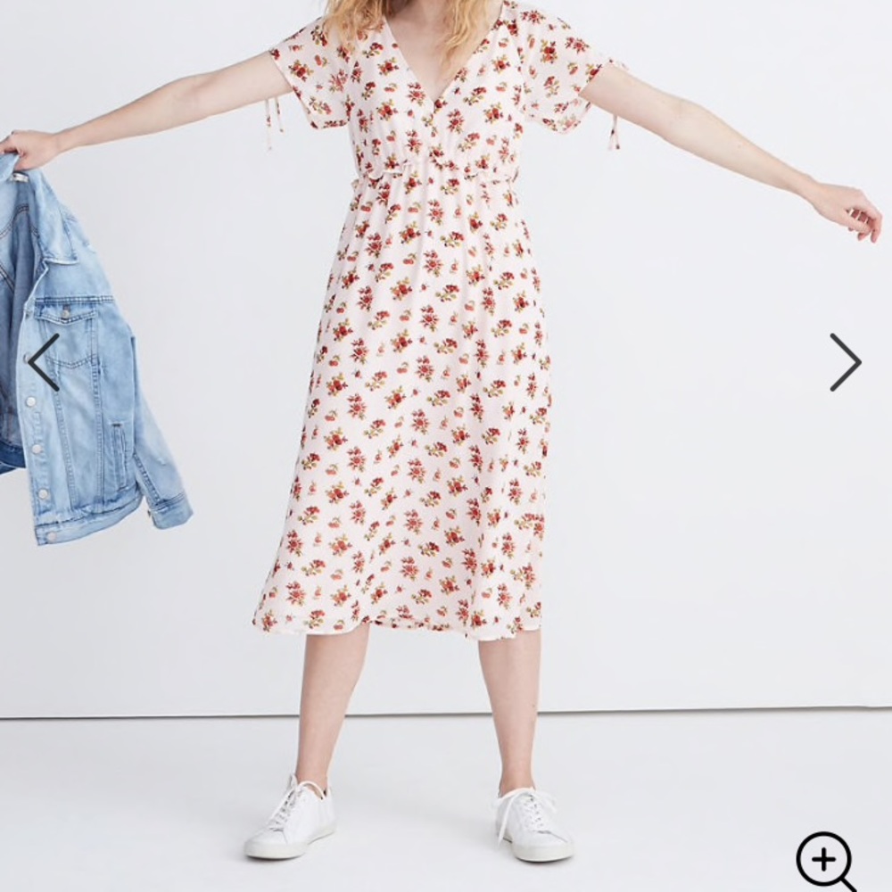 Madewell midi dress countryside blooms 0